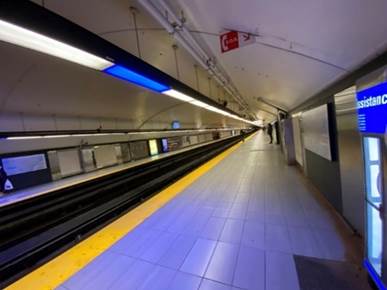 A picture containing indoor, ceiling, station, platform

Description automatically generated