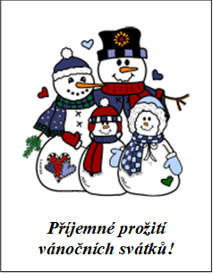  

Př�jemn� pro�it�
v�nočn�ch sv�tků!
