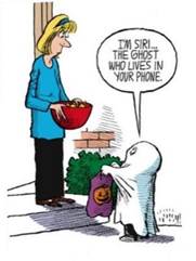 Cartoon of a person holding a bowl of food and a ghost

Description automatically generated
